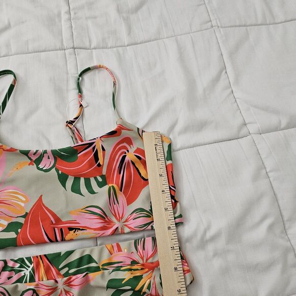 Lexbreezy Hawaii Bikini Set Large Tropical Floral Two-Piece High-Waisted NWT - Picture 9 of 9